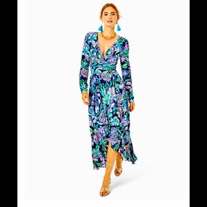 Lilly Pulitzer Montague wrap dress size Medium NWT